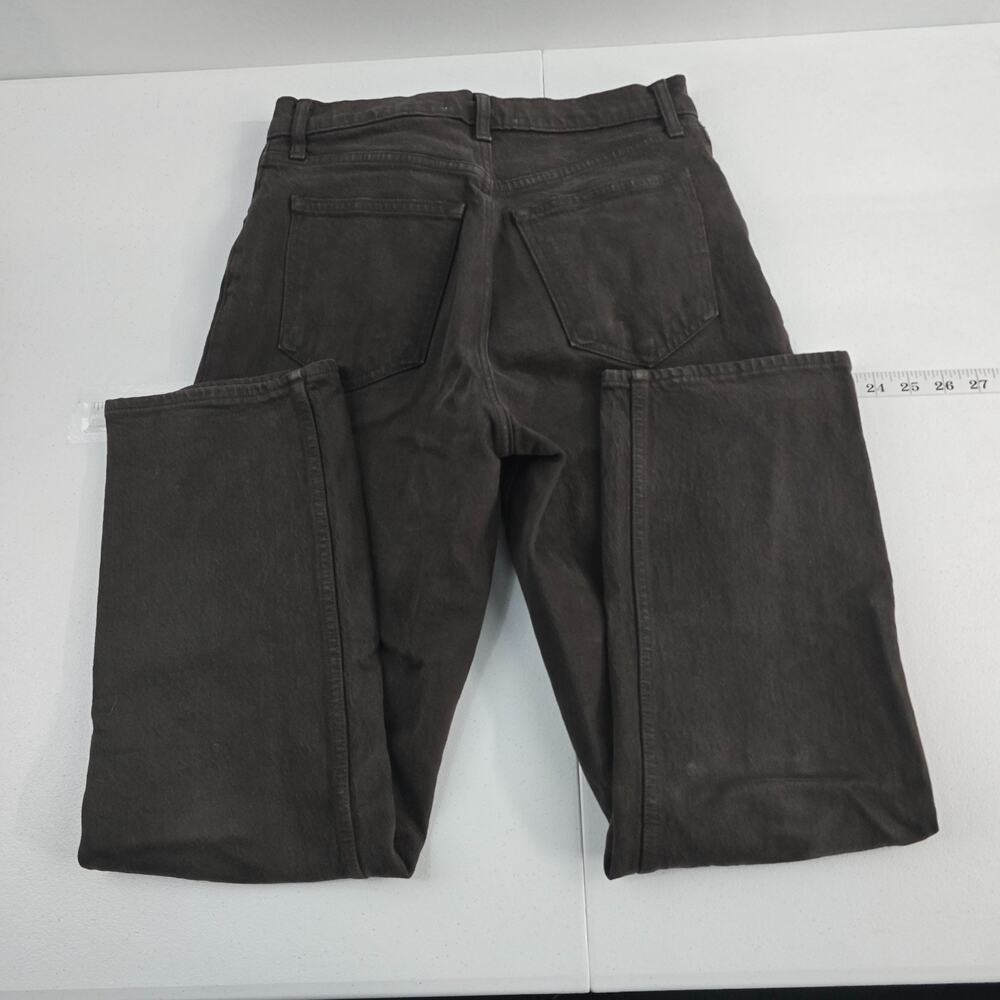 abercrombie 90's straight ultra high‎ rise jeans 27/4 womens dark denim 6834 - Picture 2 of 9
